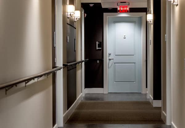 Girard Street Apartments hallway