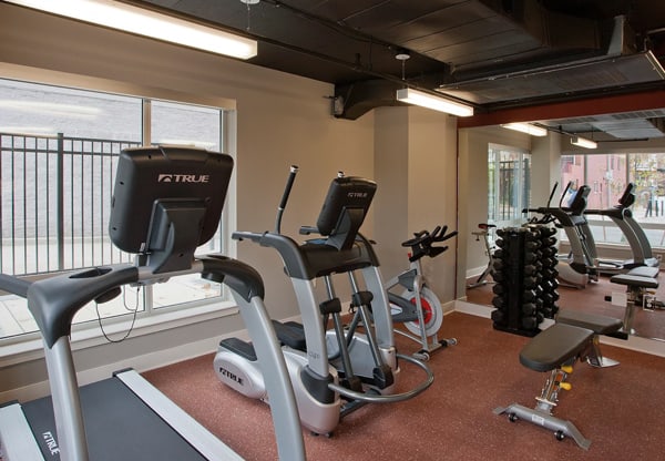 Justice Park fitness room
